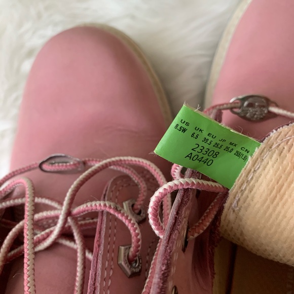 Timberland Classic Nellie Lace-up Pink Boot - Picture 4 of 8